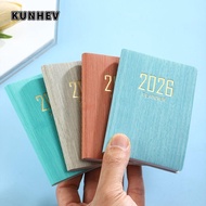 KUNHEV Appointment Book, with Calendar Pocket 2026 Agenda Book, Mini A7 Notebooks Students