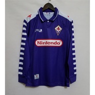 1998-1999 Fiorentina Home Long Sleeve Retro Football Jersey – ACF Vintage Kit