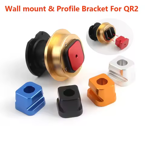 CNC Aluminum Alloy Steering Wheel Wall Mount Bracket for Fanatec QR2 Steering Wheel Holder Organizer