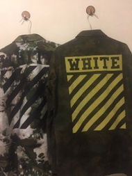 off-white  迷彩軍裝外套 襯衫