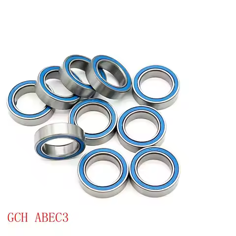 Free shipping 10X16X5 10PCS MR1016 2RS W5 ABEC3 Blue Rubber Seals bearing 10x16x5mm RC