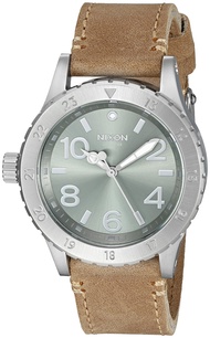 Nixon Women's A4672217-00 38-20 Leather Analog Display Japanese Quartz Brown Watch
