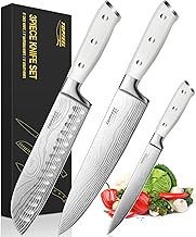 Professional Chef Knife Set 7CR17MOV German High Carbon Stainless Steel Japanese Knives 3PCS - 8" Ch