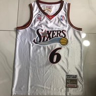 Men's 2002 All Star Allen Iverson Mitchell & Ness Hardwood Classics Swingman Jersey Sports Basketbal