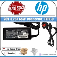 HP Probook Elitebook G8 G9 Envy 65W Type-C TYPE C SPECTRE X360 Pavilion Aero 15V/20V 4.33A/3.25A USB