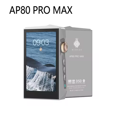 HIDIZS AP80 PRO MAX MP3 Music Player All-in-One Streaming HIFI Hi-Res Audio Bluetooth 5.1 Dual ES921