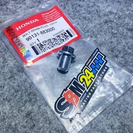 MESIN Engine Lower Oil Cap Tap Bolt vario 12x15 honda matic M12BEAT Key 12 (90131-883-000)