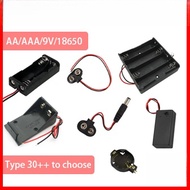 9V Battery Clip With Lead Soft,2AA/4AA/6AA/8AA battery Holder, 18650 Battery Holder, CR2032