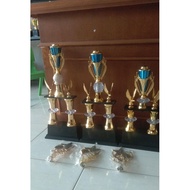 2-legged trophy, 1-3rd place, pontianak West Kalimantan