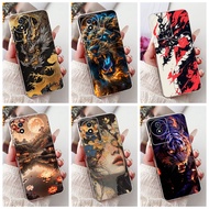 For Vivo Y02 Y02A Y02T Y02S New Cool Dragon Phone Casing VivoY02 Y02s 4G Soft Silicone TPU Case