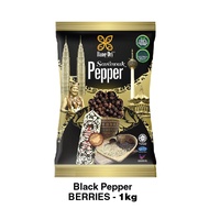 1kg [Sarawak Pepper ]Lada Hitam biji/Black Pepper Berries 🔥 [Best Quality]
