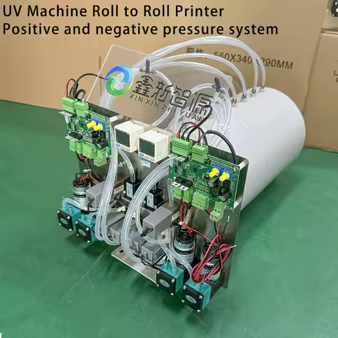 UV Roll Printer UV Roll To Roll Printer Positive Negative Pressure System Inkjet Solvent Printer UV 