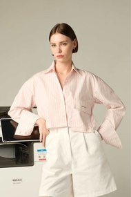 CAMILIA Blush Crop Shirt (บลัช ครอป)