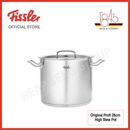 Fissler Original-Profi Collection® 28 cm High Stew Pot with Metal Lid - 084-118-28-000/0