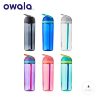 Owala 25oz Flip Clear Water Bottle with Straw for Sports and Travel, BPA-Free
