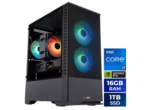 ABS Cyclone Aqua Prebuilt Gaming PC - Windows 11 - Intel Core i7-14700F - GeForce RTX 5060 Ti 16GB -