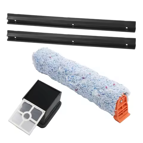 Replacement Filter Mop Cloth Rubber Scraper Kit For ILIFE For W90 Cordless Vacuum Cleaner Spare Part