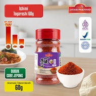 (HALAL) ICHIMI TOGARASHI 60GR JAVA SUPER FOOD JAPANESE SPICY CHILI POWDER JAPANESE CHILI POWDER SPIC