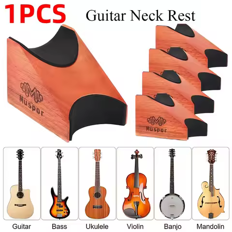 Guitar Neck Rest Support Pillow Electric Acoustic Bass String Instrument Stand Holder Guitar Cleanin