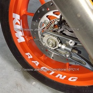 1 Set For Ktm Racing Duke 200 250 390 690 790 990 1290 RC390 200 motorcycle wheel Sticker Waterproof