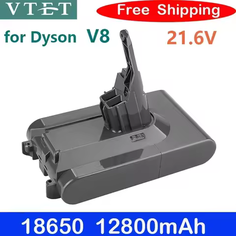 For Dyson V8 12800mAh 21.6V Power Battery for Dyson V8 Absolute /Fluffy/Animal Li-ion Vacuum Cleaner