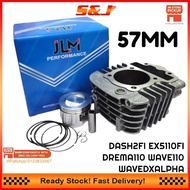 JLM WAVE110 FI DASH 2 FI WAVEDASH DASH WAVE110 EX5 110 DREAM110 FI JLM RACING BLOCK SET 57MM 57