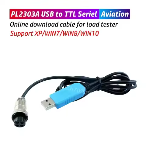 CH340(PL2303A)USB to TTL Serial Cable EBC/EBD Load Tester Online Download Cable Mini USB Aviation 4-