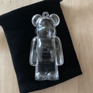 Bearbrick 配件 100% 透明保護殼 全1款 Be@rbrick VAG 保護套 展示盒 收納箱 熊型盒 Showcase