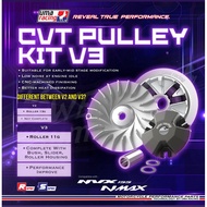 UMA RACING ** NEW VERSION V3 *** NMAX V1 V2 NVX V1 V2 UR CVT PULLEY KIT FRONT PULLEY SET +11G ROLLER