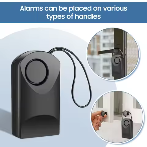 Alarm Door Knob 120db Wireless Anti Theft Security Alarm Door Knob Security Alarm sensor