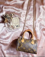 現貨🤍Louis Vuitton LV Mini Speedy Vintage Bag/ 中古包/ 迷你包/ 老花/ 日本中古/ 二手名牌/ 名牌包