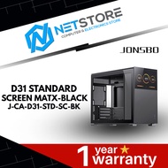 JONSBO D31 STANDARD SCREEN MATX - BLACK- J-CA-D31-STD-SC-BK
