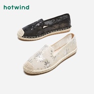 Hotwind Women's Shoes Women's Fashion Slip-On Shoes Casual Espadrilles Kasut Perempuan