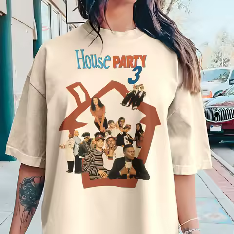 House Party V3 Movie Poster Classic T Shirt all sizes S 5XL
