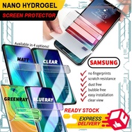 Screen Protector Samsung A Series Full Curved Nano Custom Screen Protector A10/A10s/A20/A20s/A30/A30