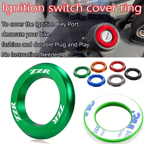 New Motorcycle Case Ignition Switch Keys Cover Protection For ZZR250 ZZR600 ZZR1200 ZZR1400 Parts ZZ