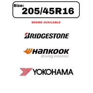 205/45R16 Bridgestone RE004 Yokohama ADVAN V701 Yokohama ES32 Hankook K135 Yokohama AD09