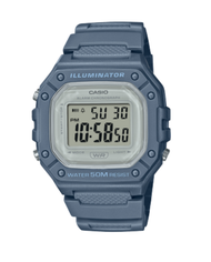 นาฬิกาข้อมือผู้ชาย ผู้หญิง คาสิโอ ดิจิตอล CASIO Digital สายเรซิน รุ่น W-218HC-4A2VDF W-218HC-4A2 W-2