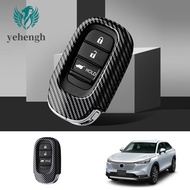 Car Carbon Fiber Key Protective Case Key Shell Protective Cover Car Accessories for Honda Vezel 2021