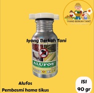 OBAT TIKUS ALUFOS 56 TB isi 90 GR Rodentisida Tablet Pembasmi Tikus Kutu Hama Beras Pil tikus sawah