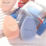 N222 Nee Cara 2-Dual Purpose Colorful Sponge Beauty Blender Necara Puff Foundation Makeup