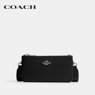 COACH กระเป๋าสะพายข้างรุ่น Double Zip Crossbody สีดำ CJ789 SVDTV