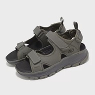 Skechers 戶外鞋 D Lux Trekker Sandal-Dunkard 男鞋 綠 灰 緩震 輪胎大底 涼鞋 237580OLV