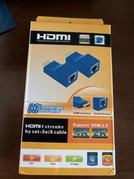 HDMI 延長器 HDMI extender 送 lan cable