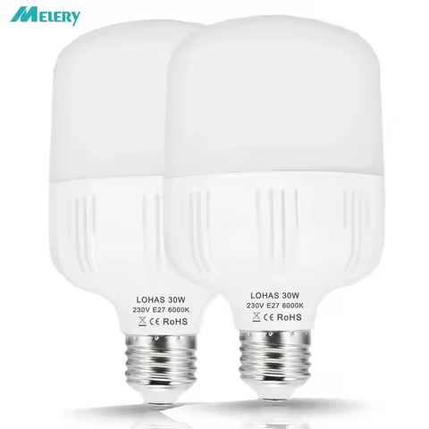E27 LED Light Bulb 250-300W HID/MH Equivalent 30W Commercial Retrofit T80 Lamp 3400 Lumens Daylight 