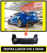 EVO X FQ400 REAR BUMPER FOR PROTON INSPIRA MITSUBISHI LANCER