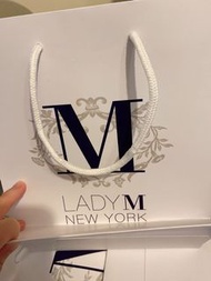 LADY M精品蛋糕紙袋