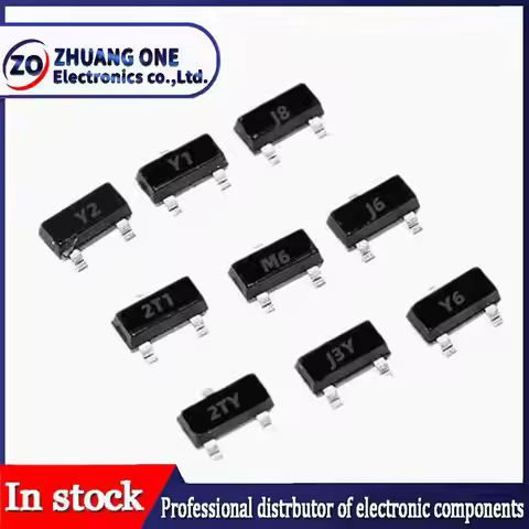 50PCS S8050 S8550 SS8050 SS8550 S9012 S9013 S9014 S9015 S9018 J3Y STY Y1 Y2 2T1 J3 J6 M6 J8 SMD Tran