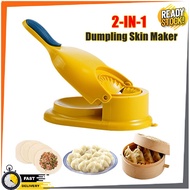 2in1 Dumpling Maker Mould Dough Pressing Tool Manual Press Dumpling Skin Aftifact / Karipap Maker