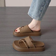 Slippers For Women Wearing On The Beach In Summer New Anti Slip And Height Increasing Outdoor Shoes